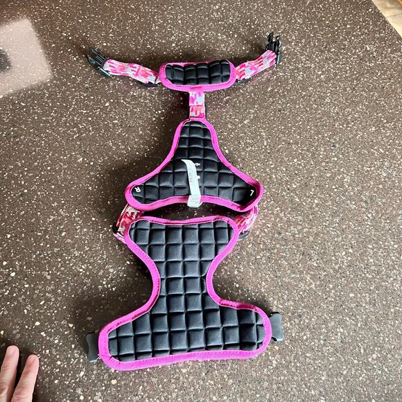 HEAD Quick Dry Dog Harness Pink Medium Reflective Padded Comfort Pet Vest hiking - Picture 6 of 9